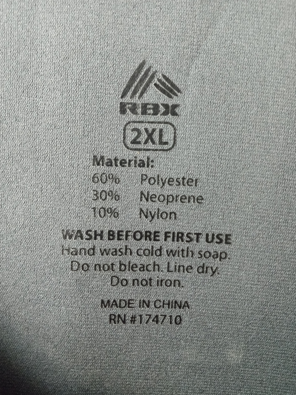 RBX MENS SLIMMING WORKOUT VEST Weight Loss X-Heat Sweat Vest Black Front Zip 2XL - Picture 5 of 13
